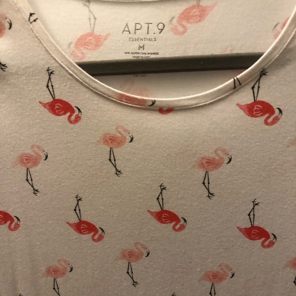 Flamingo Pattern Top - Picture 6 of 7